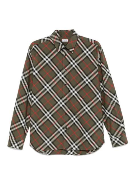 Burberry Burberry Check Cotton Poplin Shirt