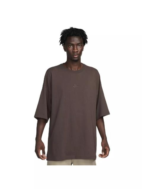 Nike Men's Sportswear Premium Essentials Oversized T-Shirt -Brown