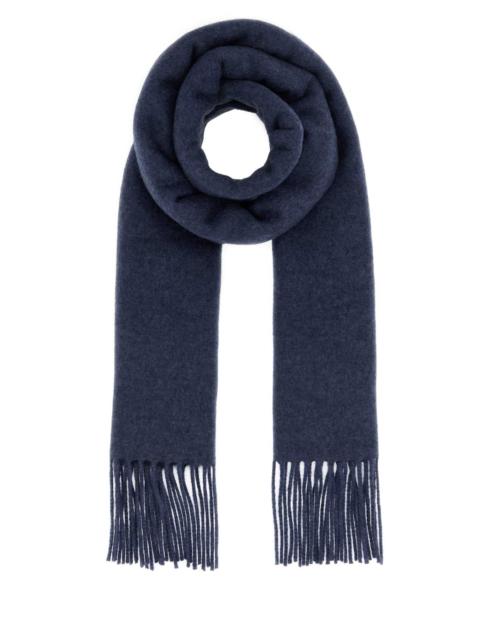 GUCCI Gucci Men Navy Blue Cashmere Scarf