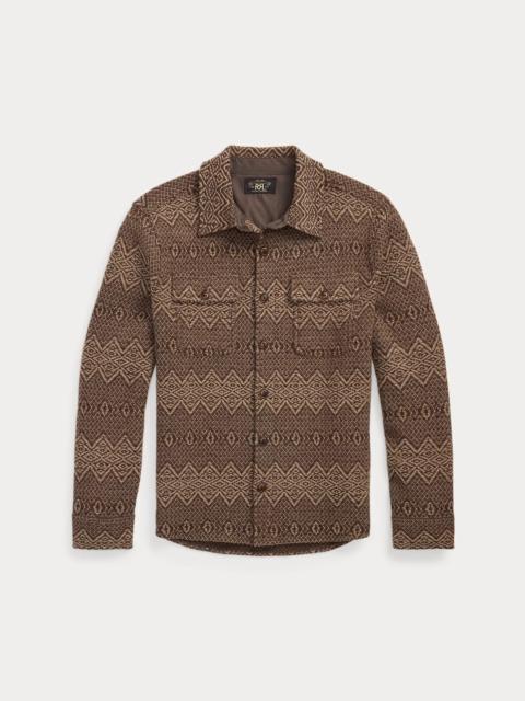 RRL by Ralph Lauren Jacquard-Knit Wool Workshirt Sweater