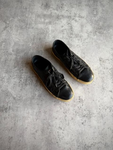 SAINT LAURENT Saint Laurent 16AW Black Star Applique Low-Top Sneakers by Hedi Slimane