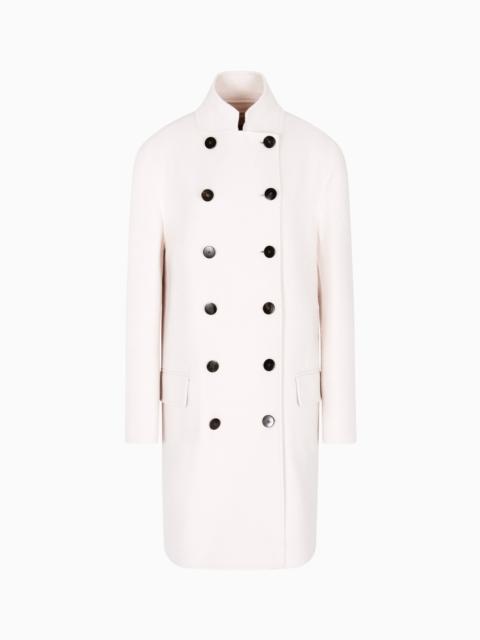 GIORGIO ARMANI DOUBLE-BREASTED CASHMERE DOUBLE CLOTH COAT