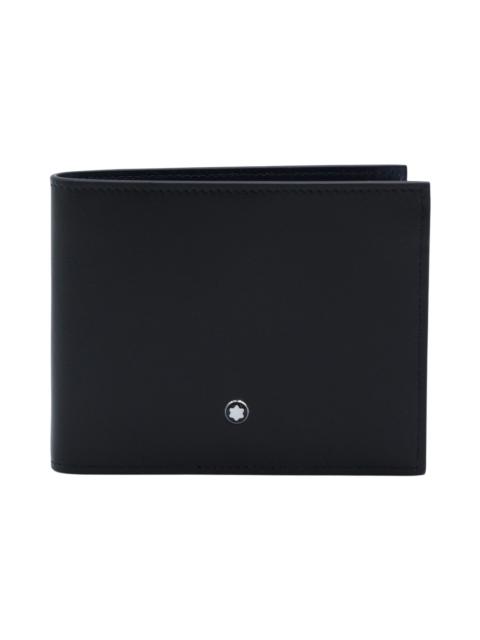 Montblanc Black And Blue Leather Wallet