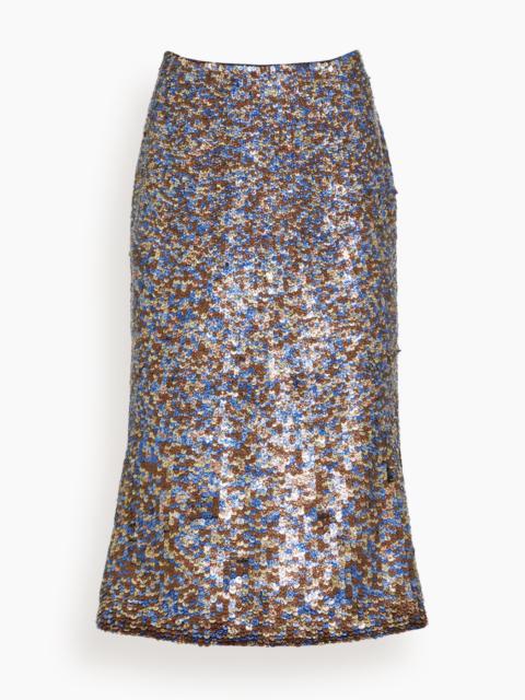 Dries Van Noten Sibyl Skirt in Multi