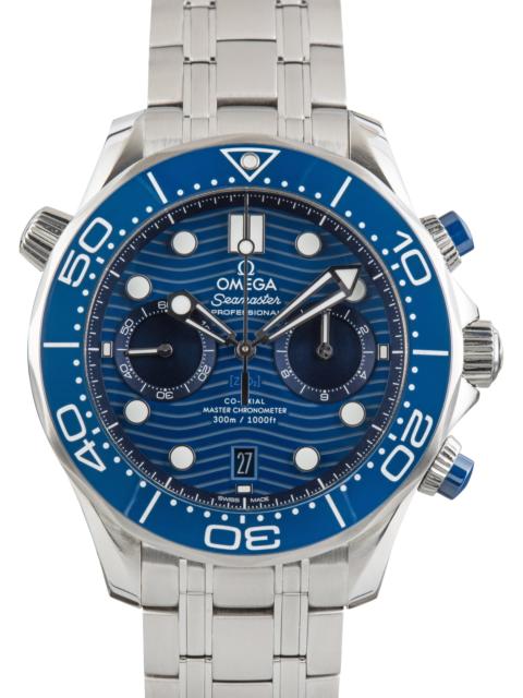 OMEGA Used Stainless Steel Omega Seamaster Diver Blue Dial