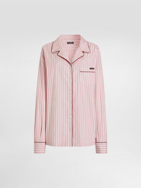 Dolce & Gabbana Striped poplin shirt