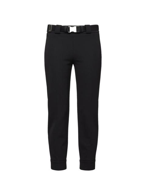 Prada zip detail trousers