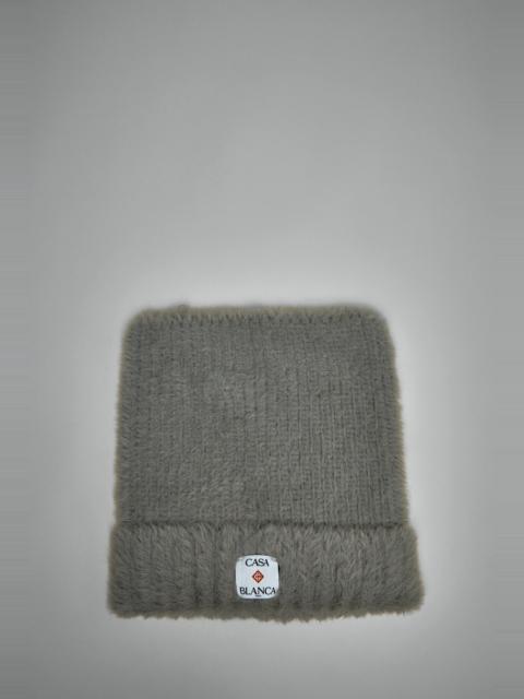 CASABLANCA Logo Patch Square Beanie