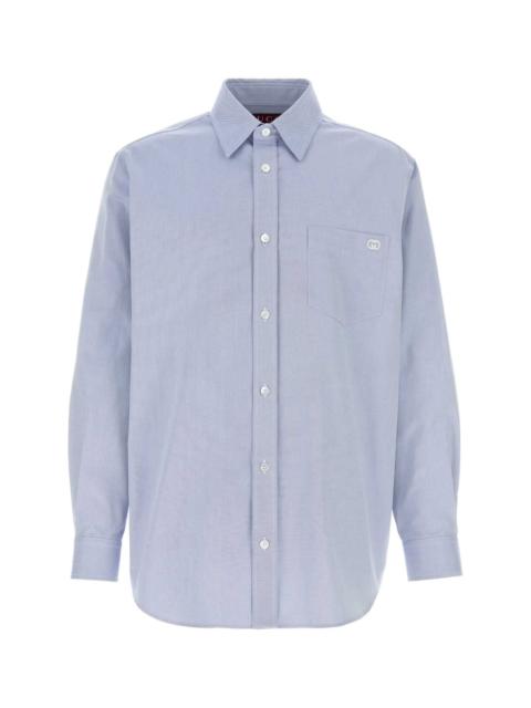 GUCCI Gucci Men Powder Blue Oxford Shirt