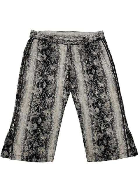 NUMBER (N)INE RARE🔥Vintage Nicole Club Snake Skin Python Print 3/4 Pants