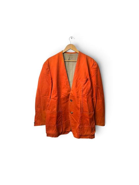 Other Designers VINTAGE ISSEY MIYAKE 80s ORANGE JAPANESE DESIGNER JACKET