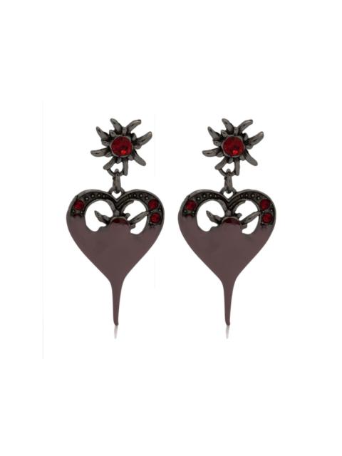 OTTOLINGER Dipped Heart earrings