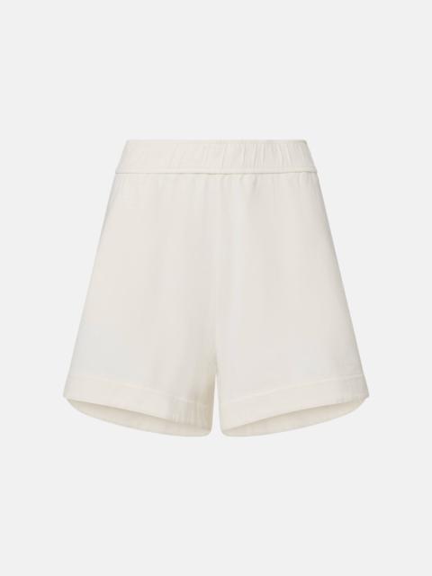 Brunello Cucinelli High-rise cotton shorts