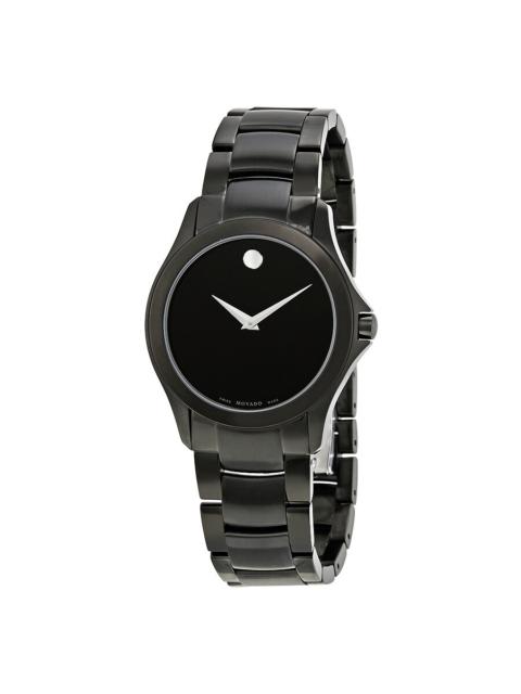 Other Designers Movado Black Ion-plated Stainless Steel Museum Men's Watch 0606486