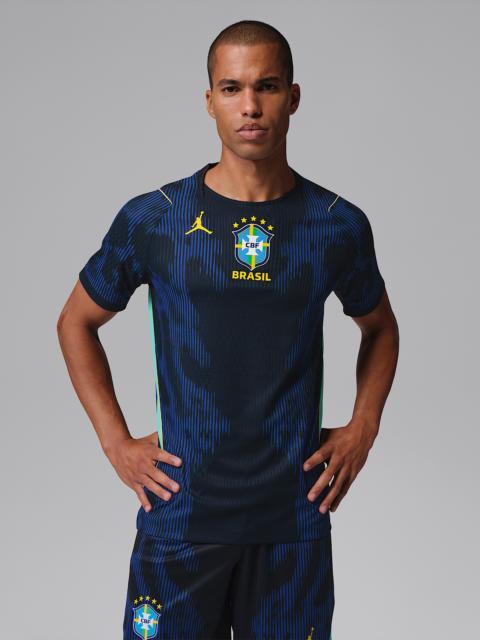 Jordan Brazil 2026 Match Away Men's Jordan Aero-FIT Soccer Authentic Jersey