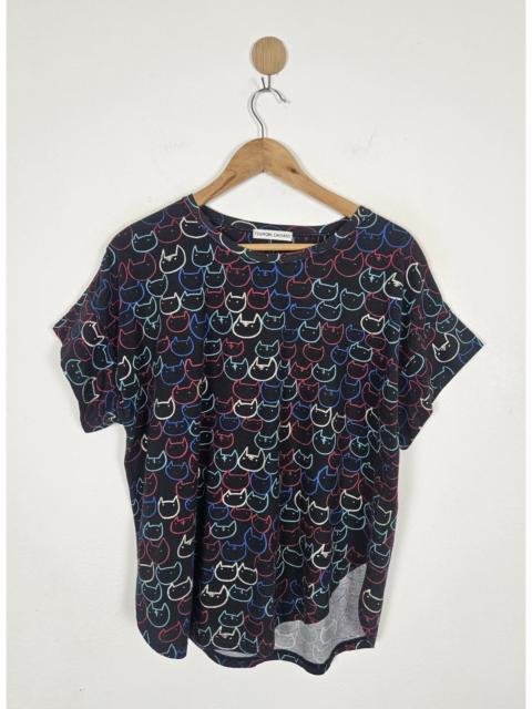 Other Designers Tsumori Chisato cat print shirt