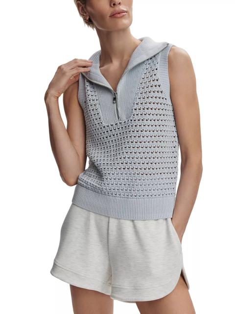 VARLEY Bains Half Zip Tank