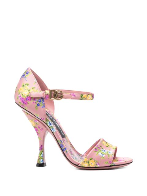 Dolce & Gabbana Dolce & Gabbana Floral Buckle Sandals