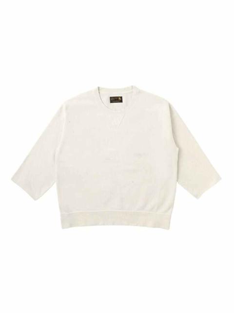 visvim JUMBO SB SWEAT 3/4 IVORY