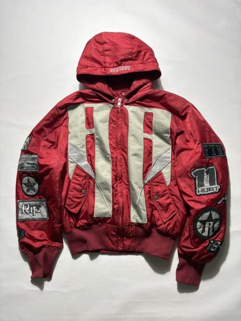 Other Designers REVENGE DOUBLE R HOODED BOMBER JACKET