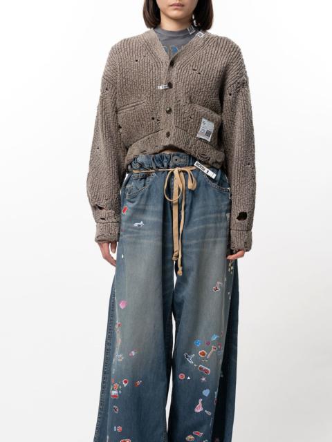 Maison MIHARAYASUHIRO Sun Faded Like Knit Cardigan