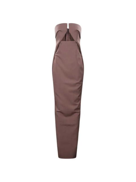 Rick Owens Rick Owens Women Rick Owens Women Strapless Maxi Dress With Cut-Outs