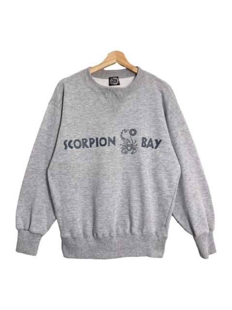 Other Designers Brown's Beach Jacket - Vintage Scorpion Bay Big Logo Crewneck Sweatshirt Size M