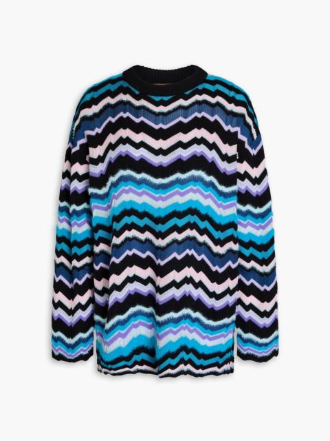 Missoni Brushed intarsia-knit sweater