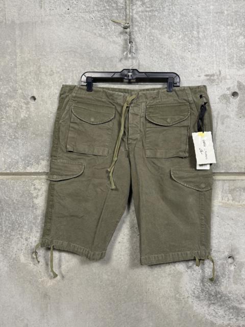 Greg Lauren $1000 Greg Lauren Army Jacket Shorts