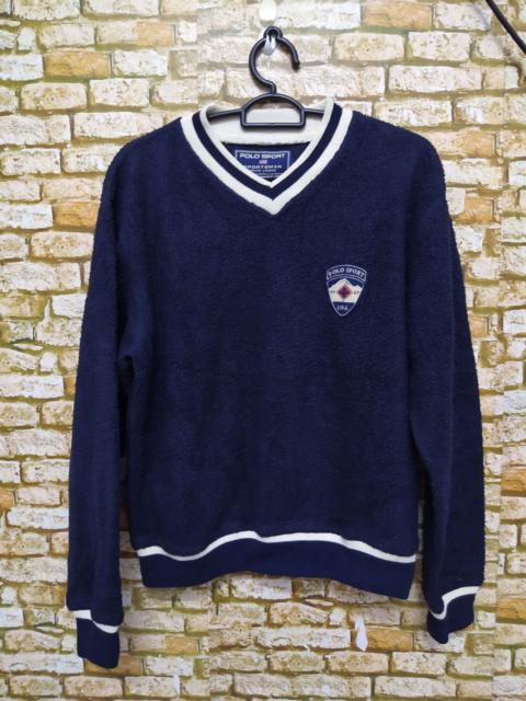 Polo Ralph Lauren - 90s POLO SPORTSMAN RALPH LAUREN FLEECE SWEATER (B738)