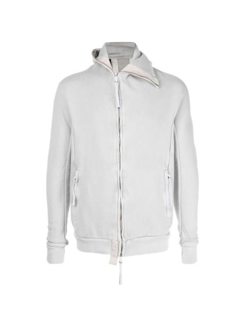 zip-up cotton hoodie