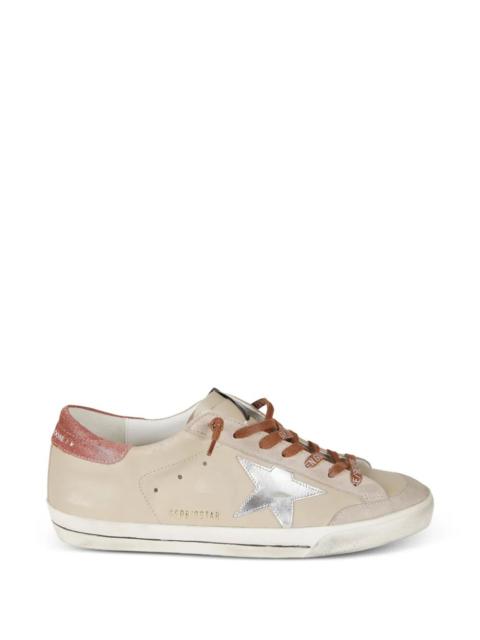 Golden Goose Golden Goose Men "Super Star"  Leather Upper And Tongue Suede Penstar Laminated Star Suede Heel