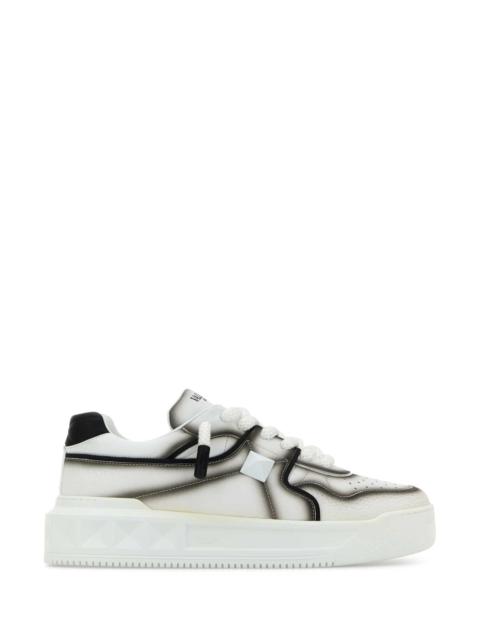 Valentino Garavani Men White Leather One Studs Xl Sneakers