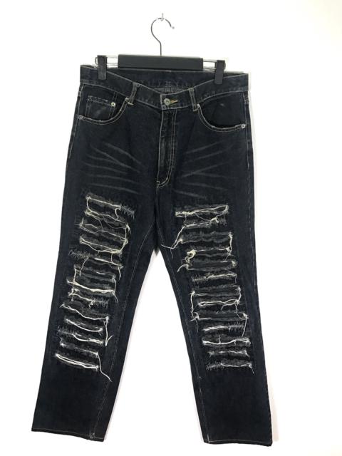 Other Designers Distressed Denim - Japanese Brand Custom Culture Distressed Denim Jeans