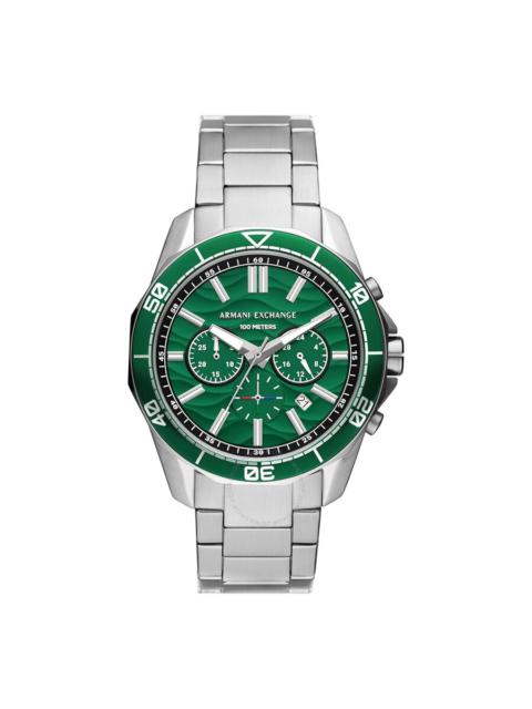 Armani Exchange - Armani Exchange Spencer Chronograph Quartz Green Dial Men's Watch AX1957