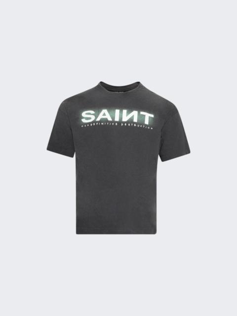 SAINT M×××××× Logo Print Tee Black