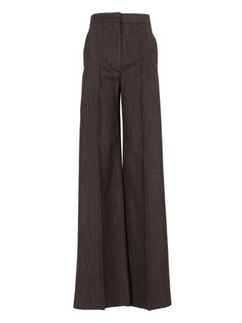 Max Mara Max Mara Women Denim-Effect Wool Trousers