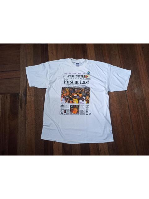 Other Designers Vintage Lakers 2000 Championship Newspaper Tee