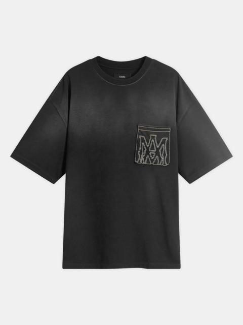 AMIRI Black MA Outline Oversized T-Shirt
