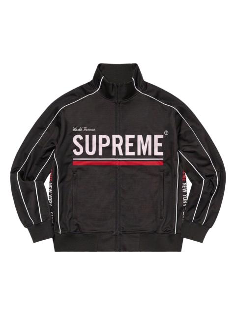 Supreme Supreme World Famous Jacquard Track Jacket 'Black'