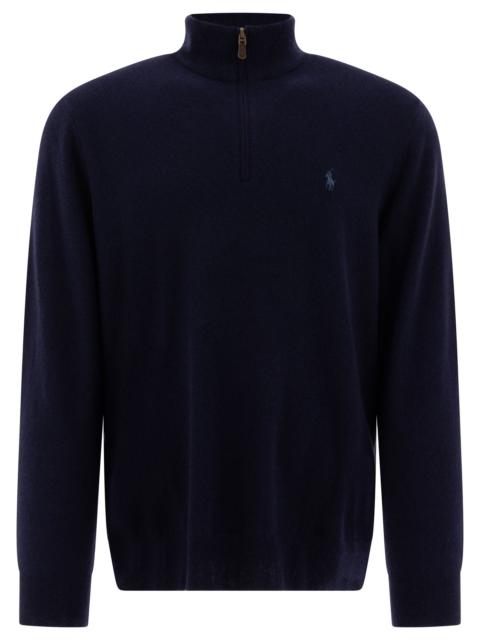 Polo Ralph Lauren Polo Ralph Lauren Wool Half-zip Sweater Navy Men