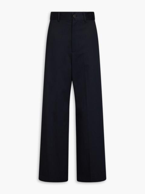 NILI LOTAN Johan cotton-twill wide-leg pants