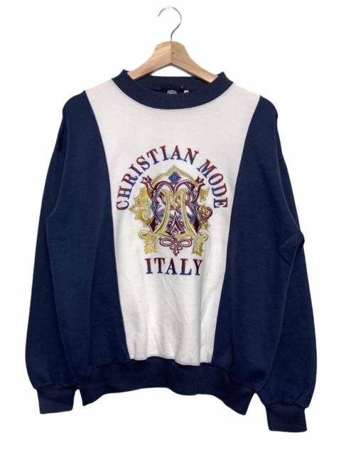 Other Designers Vintage - Vintage Christian Mode Embroidered Crewneck Sweatshirt