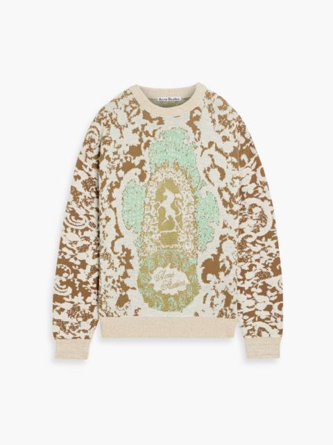 Acne Studios Jacquard-knit sweater