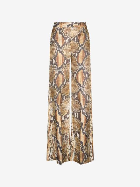 Roberto Cavalli Python Print Trousers