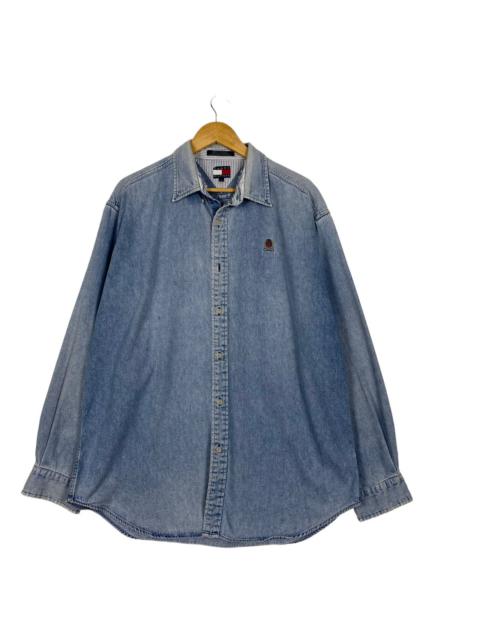 Other Designers Japanese Brand - Vintage 90s Tommy Hilfiger Denim Button Shirts