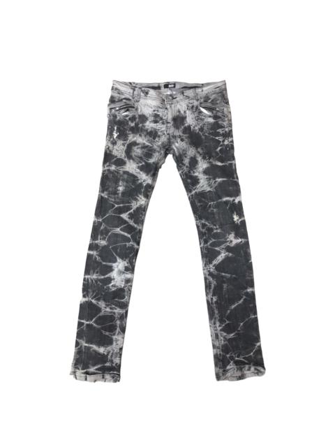 Other Designers Distressed Denim - Japanese brand acid wash skinny punk