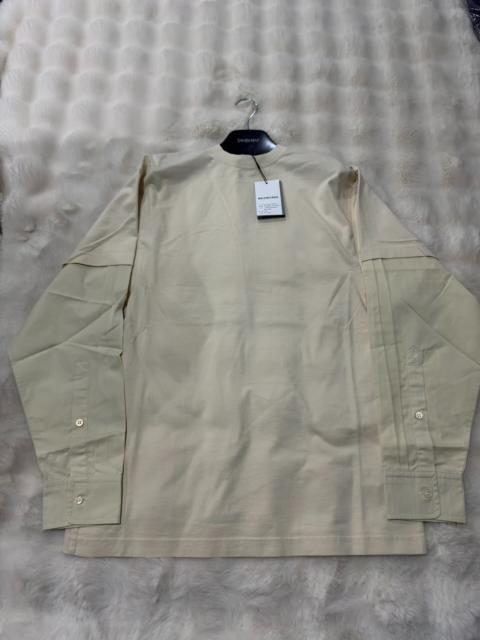 BALENCIAGA Balenciaga Brand-New Paneled Logo Long-Sleeve T-Shirt