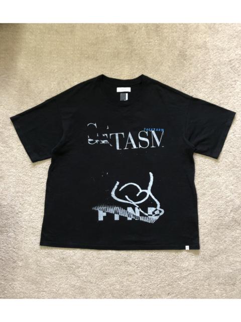 FACETASM SS2000 Gross Face Mutation oversized T-shirt