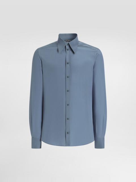 Dolce & Gabbana Silk crêpe de chine gold shirt